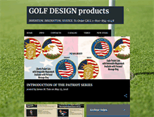 Tablet Screenshot of golfdesignproducts.com